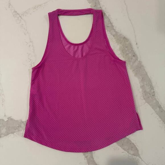 Nike ProMiler Breathe Athletic TankTop Womens XS Pink Activewear Workout Running - Picture 4 of 7